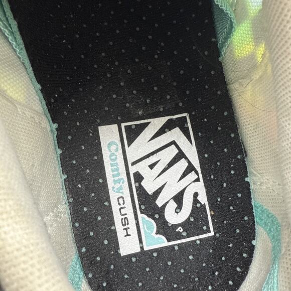 Vans Men's Size 9 Tie-Dye Checker‎ Comfycush Old Skool #R199 Good Used Condition - Picture 7 of 8